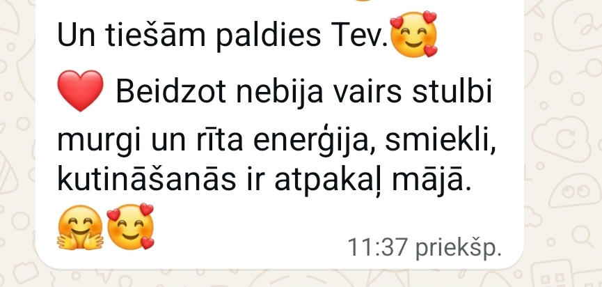Klientu atsauksme par Aronbergs individuālo seansu