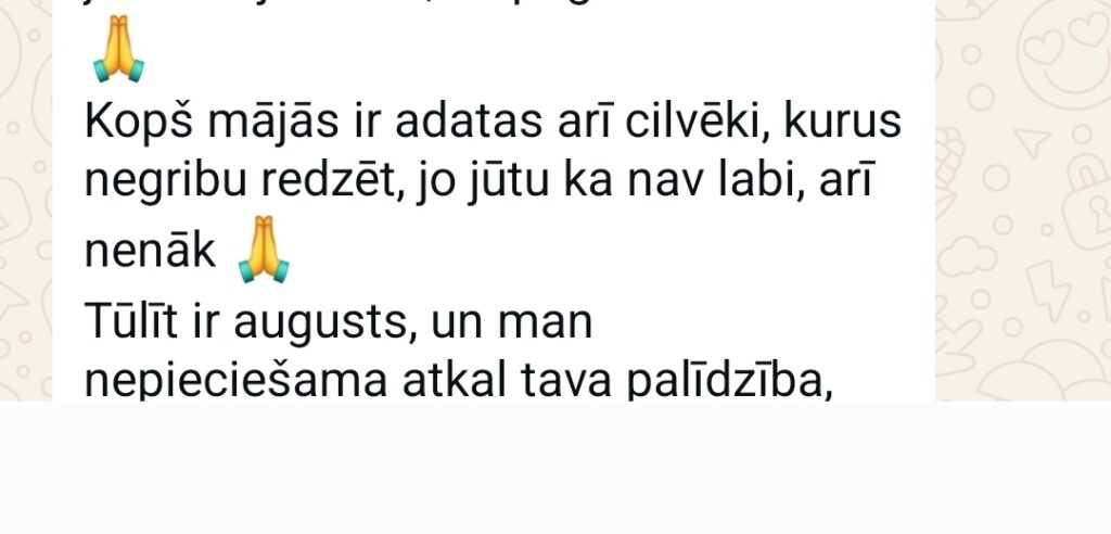 Klientu atsauksme par Aronbergs individuālo seansu