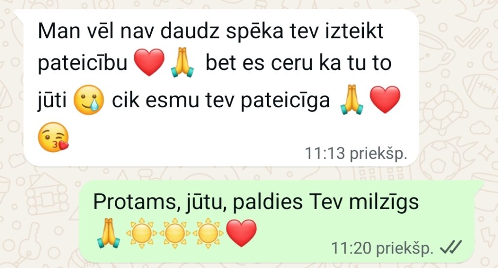 Klientu atsauksme par Aronbergs individuālo seansu
