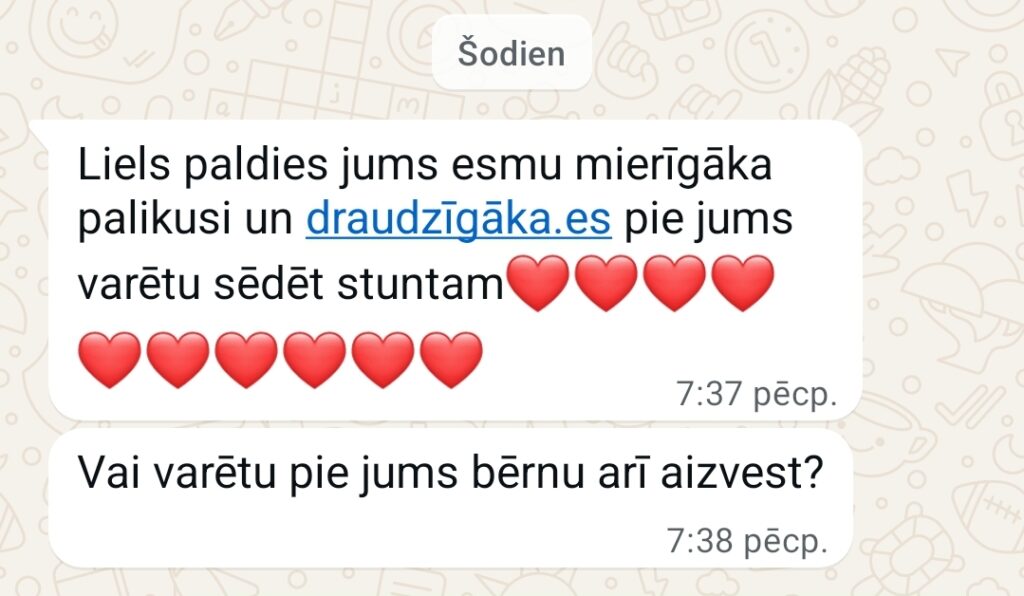 Klientu atsauksme par Aronbergs individuālo seansu