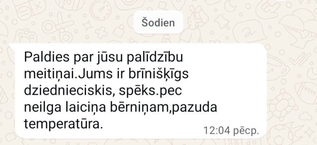 Klientu atsauksme par Aronbergs individuālo seansu