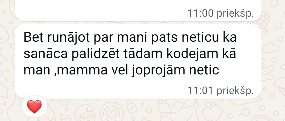 Klientu atsauksme par Aronbergs individuālo seansu