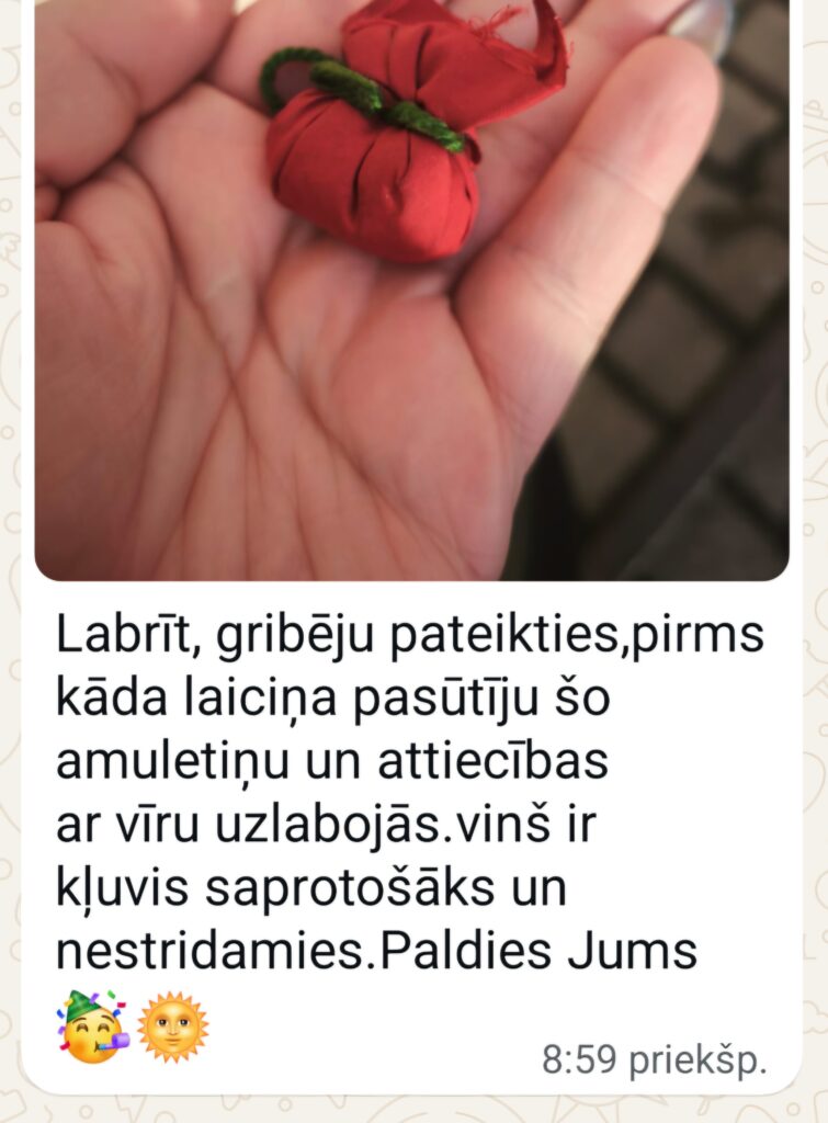 Klientu atsauksme par Aronbergs individuālo seansu