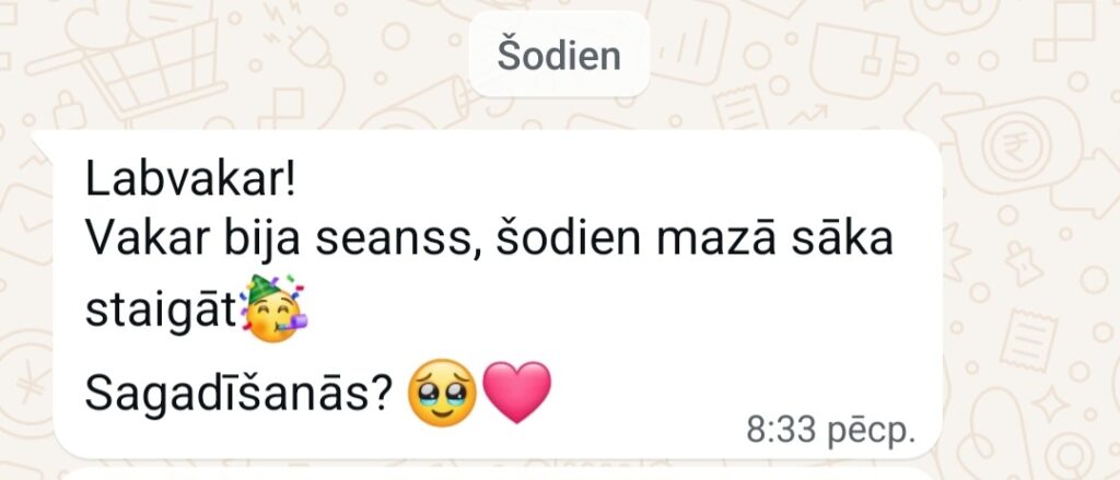 Klientu atsauksme par Aronbergs individuālo seansu