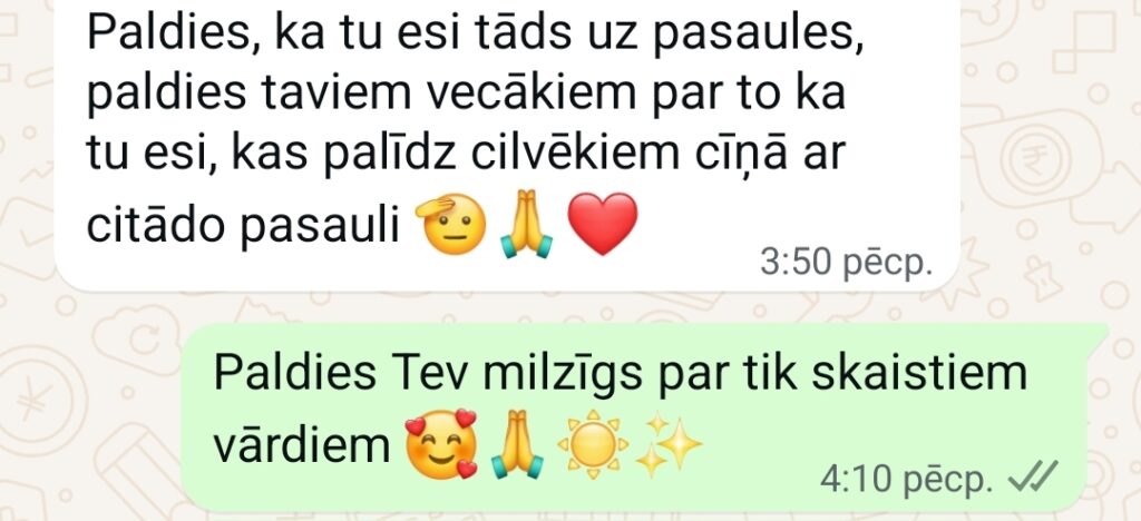 Klientu atsauksme par Aronbergs individuālo seansu
