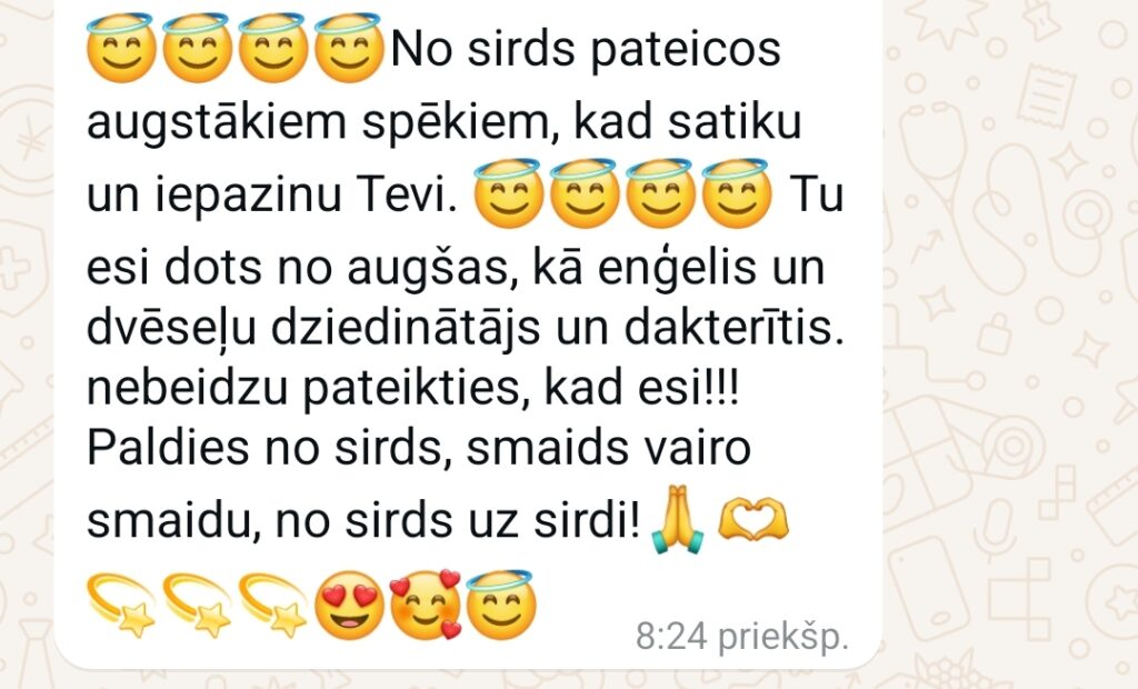Klientu atsauksme par Aronbergs individuālo seansu