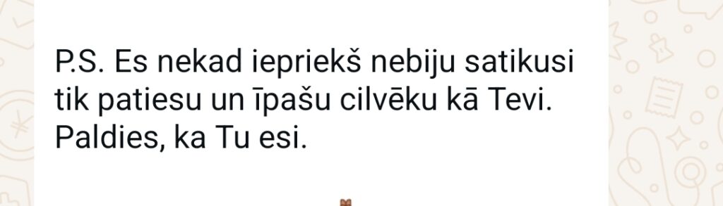 Klientu atsauksme par Aronbergs individuālo seansu