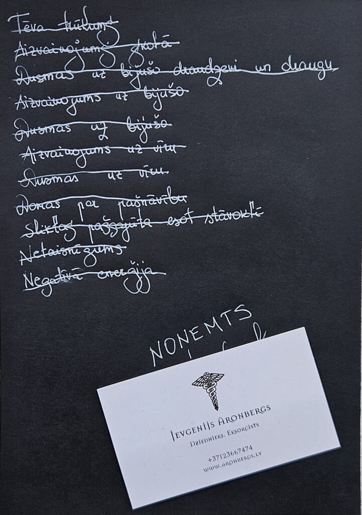 Aronbergs – enerģētiskā seansa rezultāts, klienta atsauksme